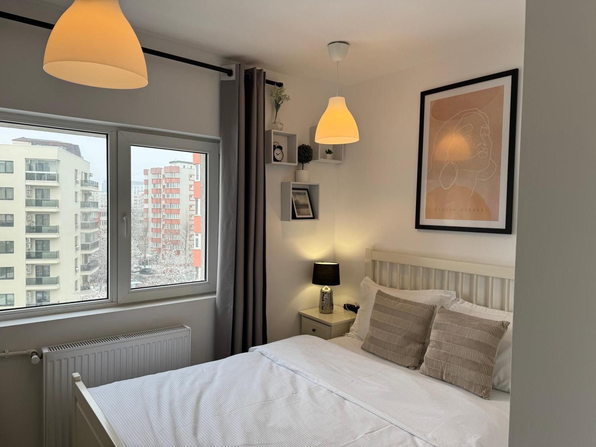 Evan Cozy Flat With Balcony & Parking, 13 September Bucarest Esterno foto